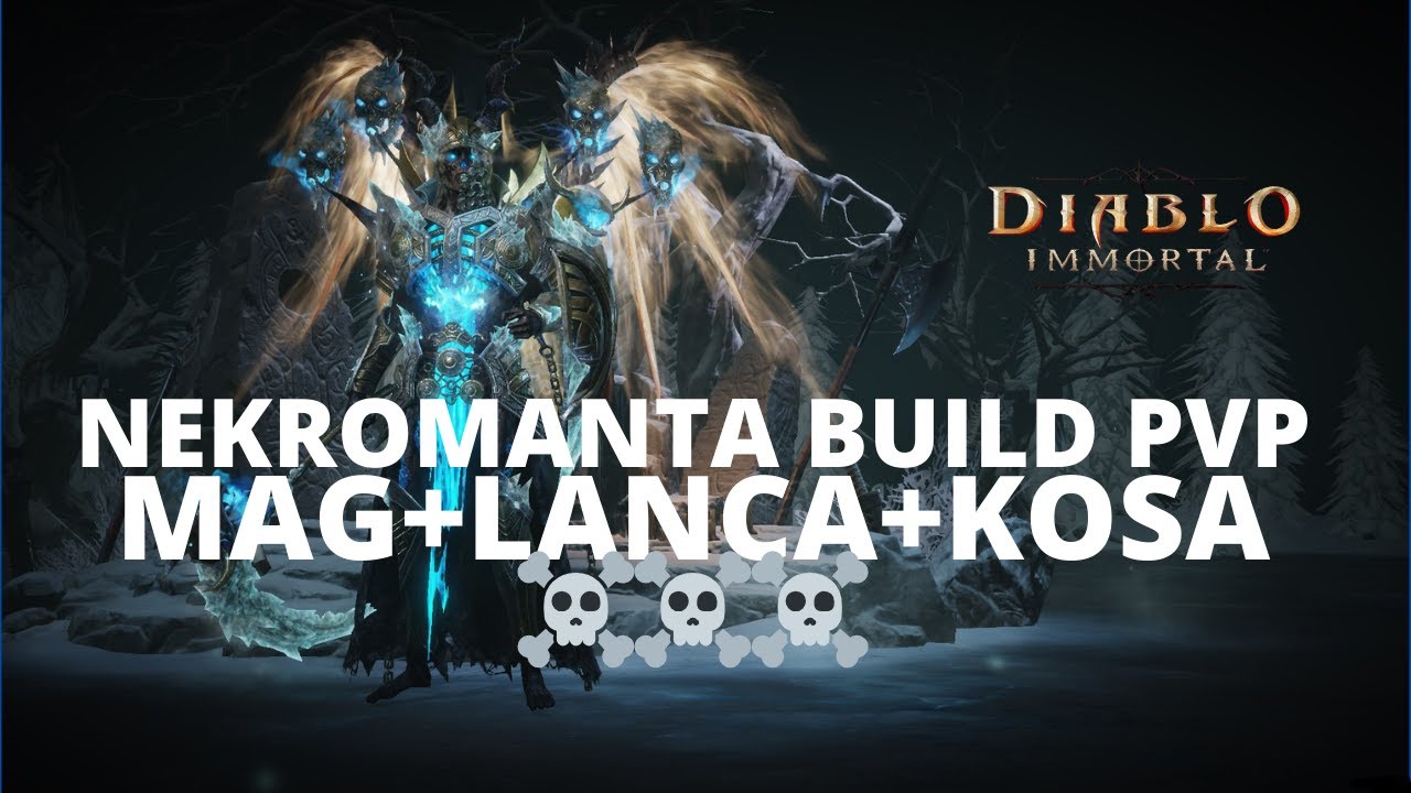 Diablo Immortal - Nekromanta PvP Build [Essencje + przekucia] #immortal | #gameplay | #necromancer
