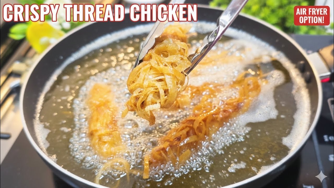 Crispy Thread Chicken Recipe | Ramadan 2026 | Make and Freeze Iftar Snack