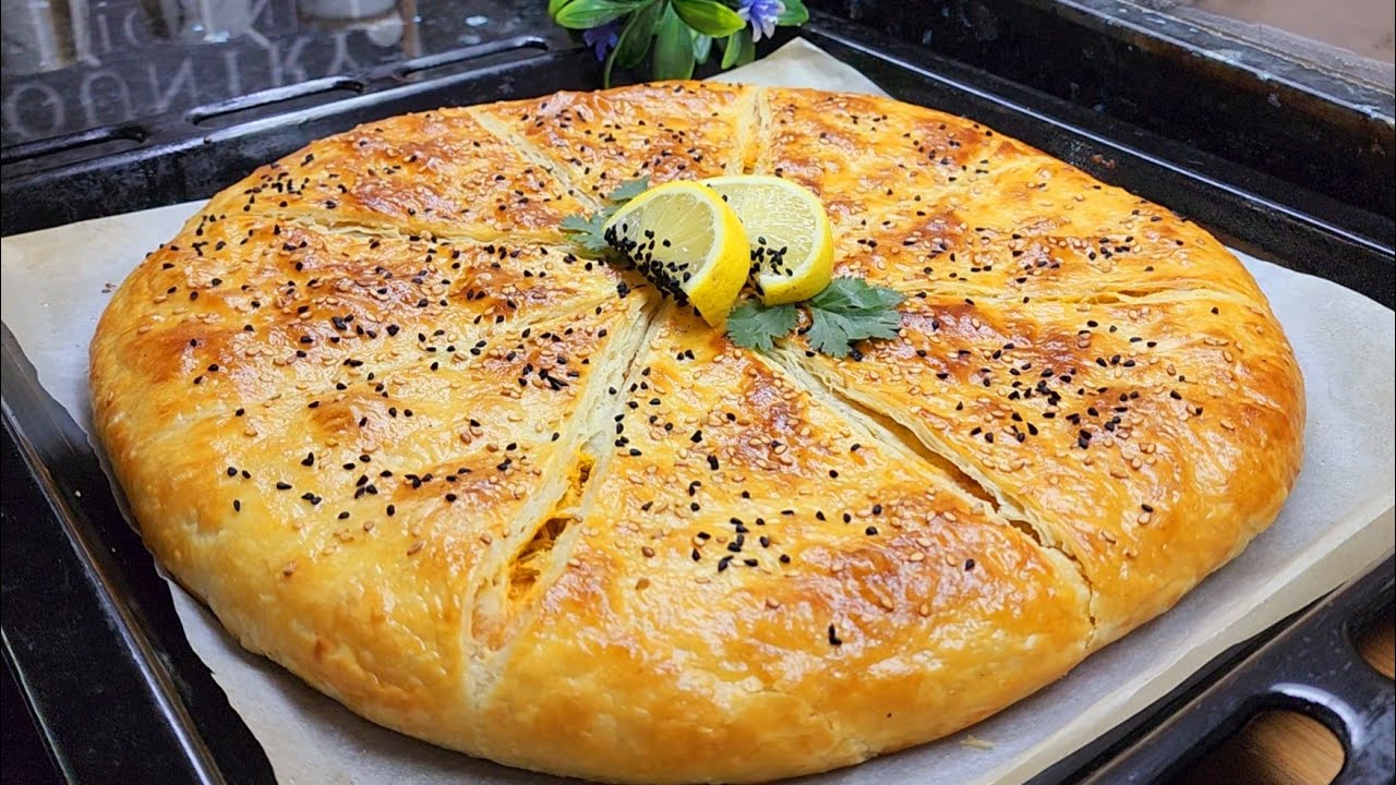 سجليها لرمضان🌙مسمنة معمرة فالفران مقرررمشة مورقة بعجينة سحرية‼️بدون عجن ولادلك خطييرة ماتشبعوش منها