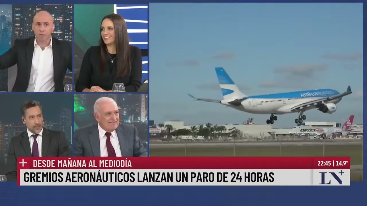Aerolíneas Argentinas despidió a 3 pilotos por el paro; conflicto gremial con el sector aeronáutico