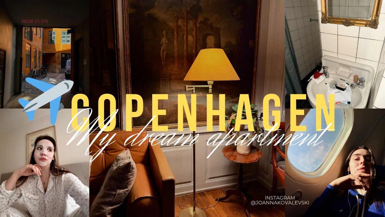 My Dream Apartment in Copenhagen| First Day + Grocery Shopping| Ep.1