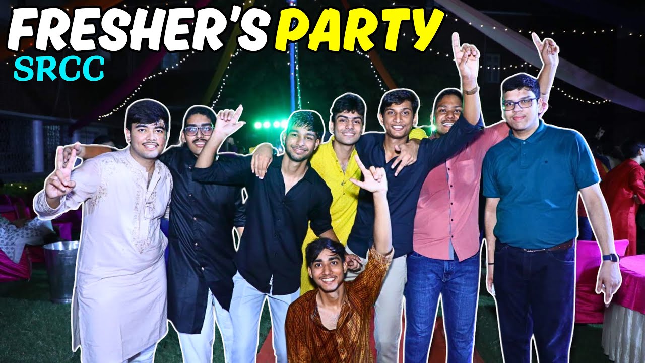 2K24 Hostel FRESHERS PARTY at SRCC🕺✨🥂| Delhi University