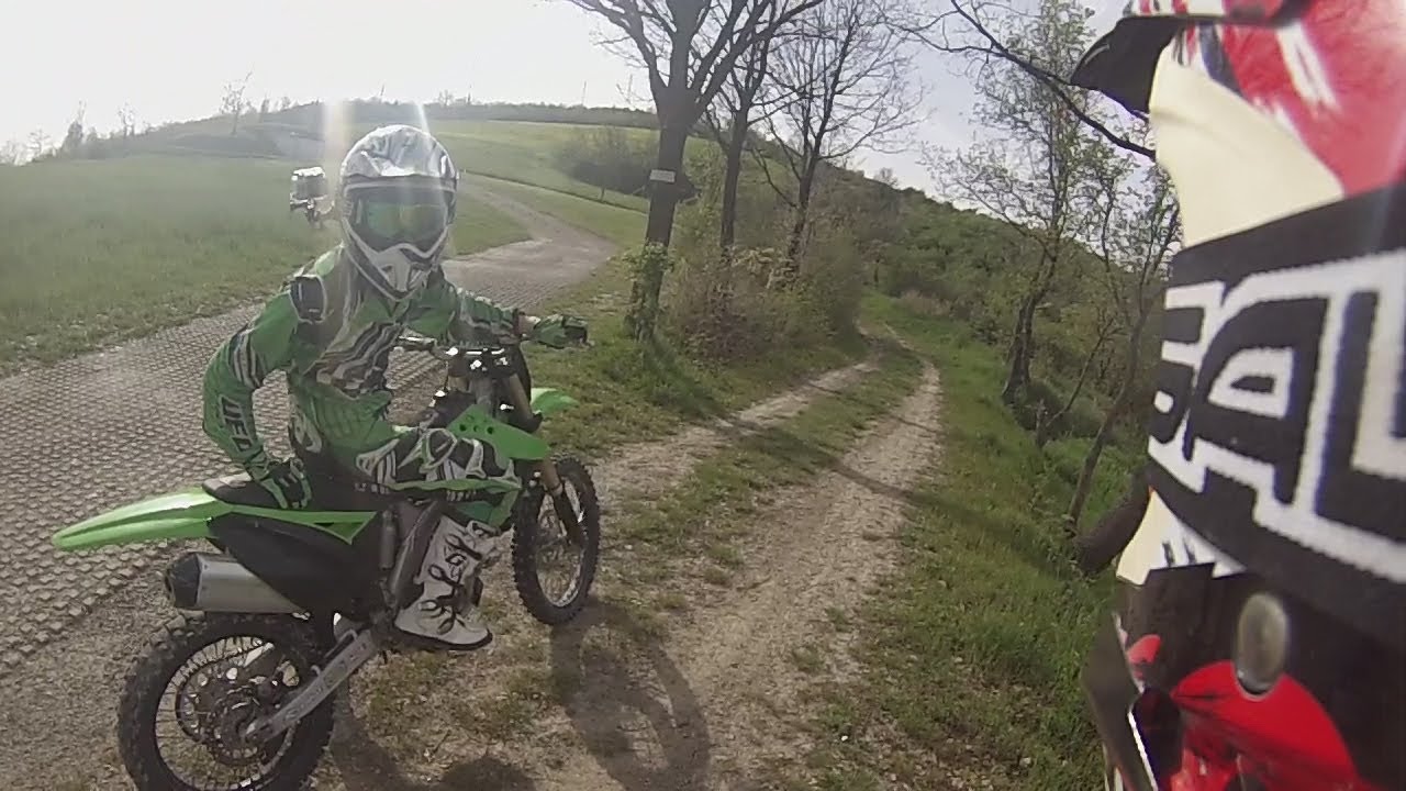 GoPro HD: KTM 125 sx VS Kawasaki Kxf 250