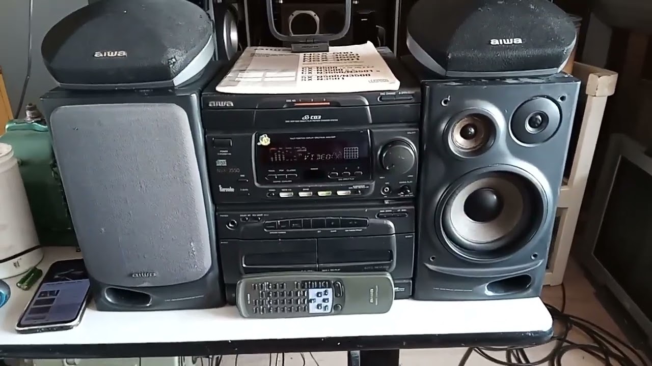 Meu aiwa nsx 3550 super velhinho