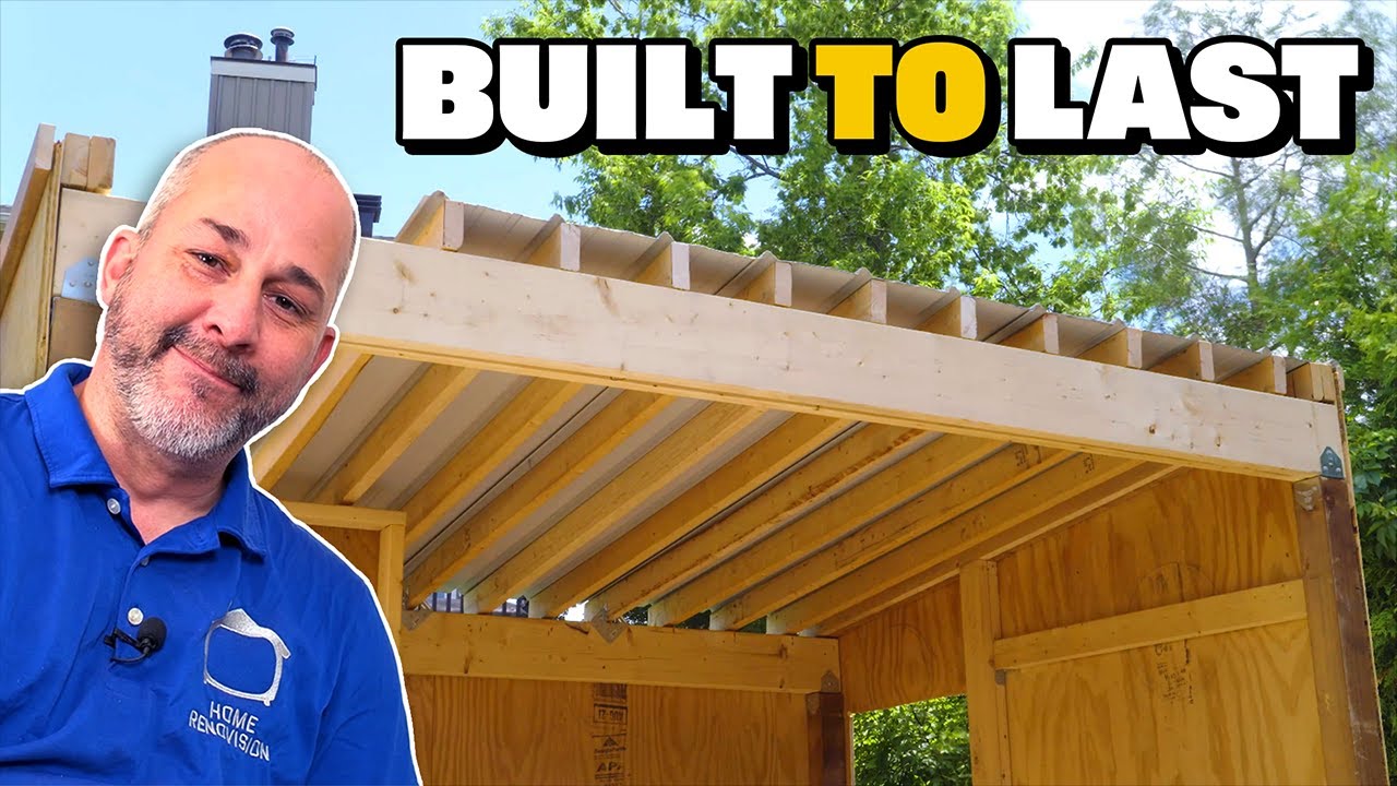 This $500 Shed Roof Will Last 50 YEARS!