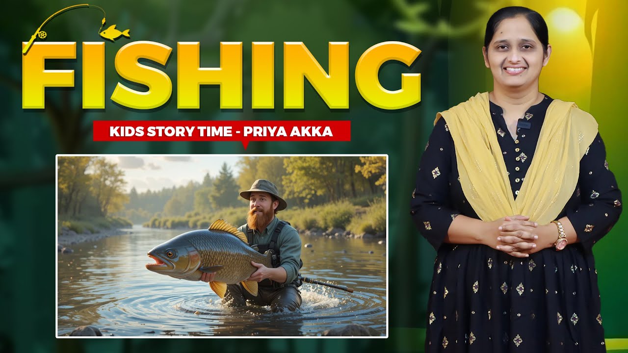 Fishing 🎣  | Sunday School Stories l Kids Story Time | Priya Haaris | Berachah Ministries |