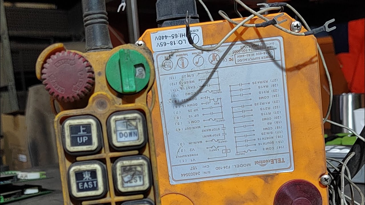 How to repair Overhead Crane remote control #simpletech&travel #itsmekrishnasingh21