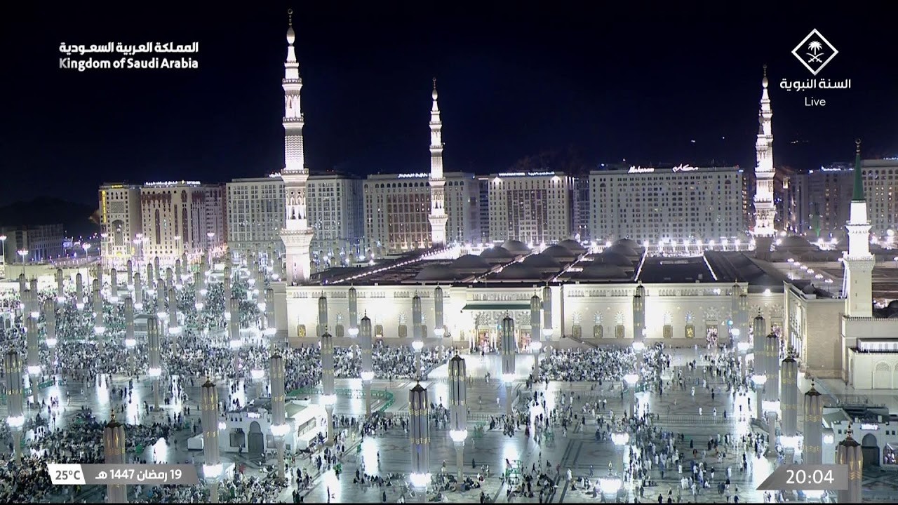 🔴 Masjid An Nabawi Live Today | المدينة المنورة بث مباشر | Madina Sharif Live HD 24/7