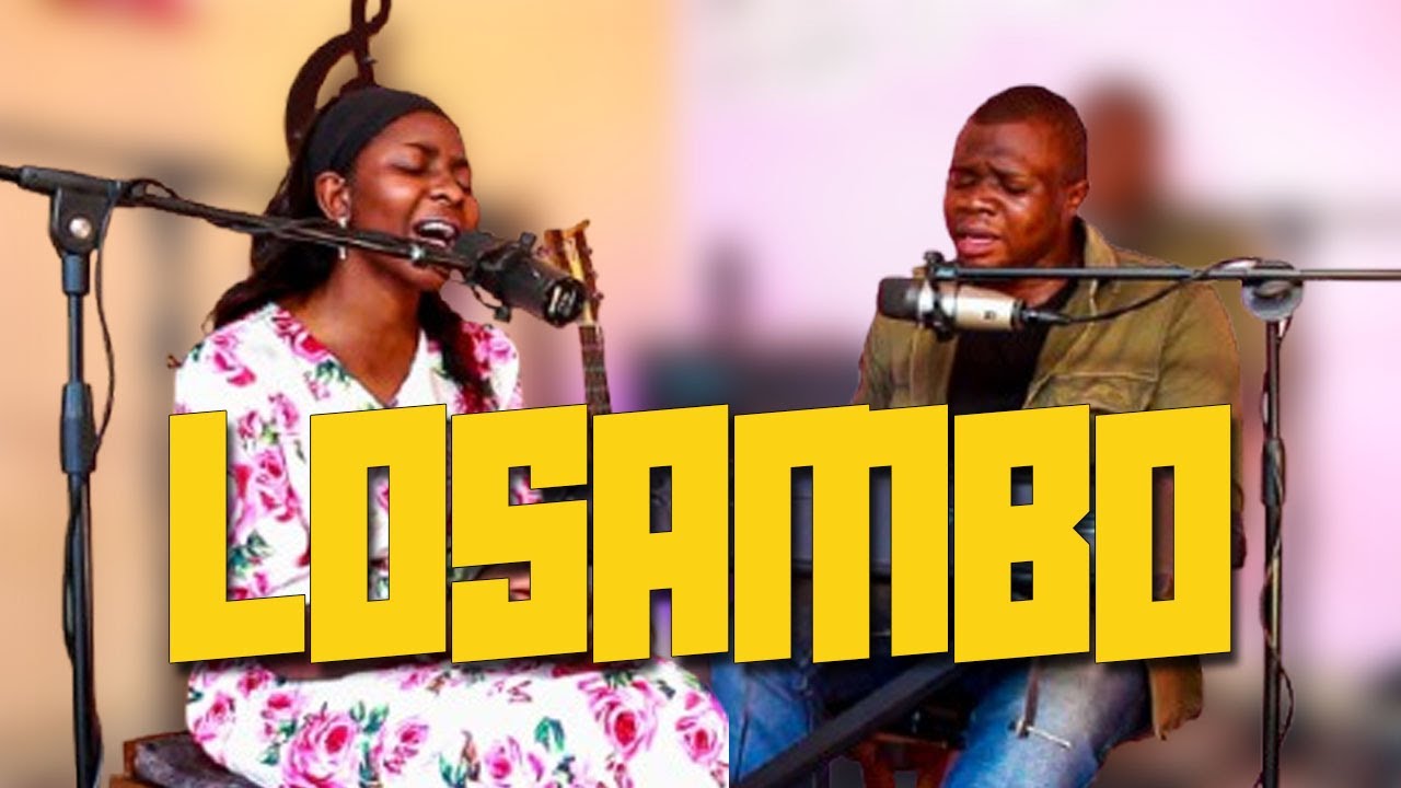 LOSAMBO Moïse Mbiye COVER by Eunice Bisaga & Serge Kamondo with Lyrics English Translation