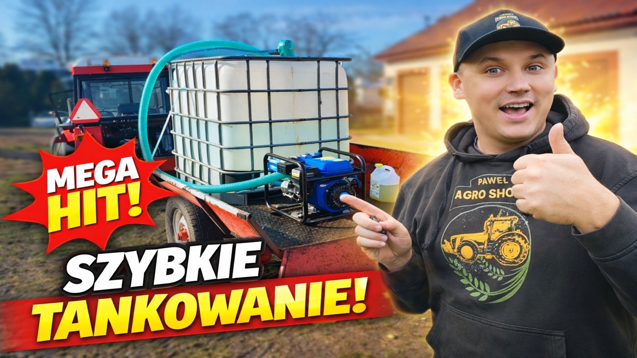 Nowy projekt Ten patent zmienia wszystko! Motopompa + opryskiwacz BIARDZKI 💧🚜
