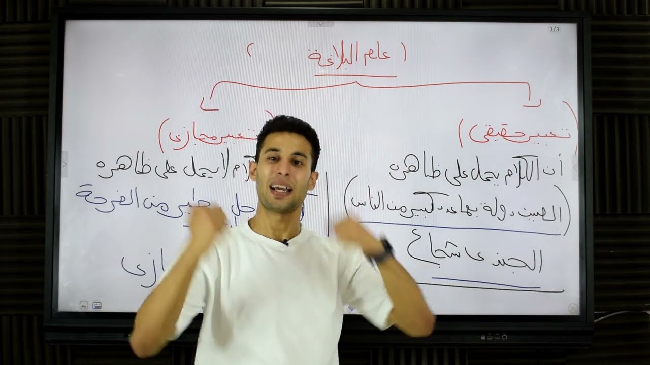مقدمة البلاغة والفرق بين التعبير (الحقيقي والمجازي) وأهم الأساسيات الي تساعدك في علم البلاغة