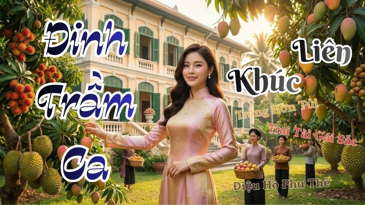 Liên Khúc Đinh Trầm Ca | Trăng Hờn Tủi | Trai Tài Gái Sắc | Điệu Hò Phu Thê | Music Video