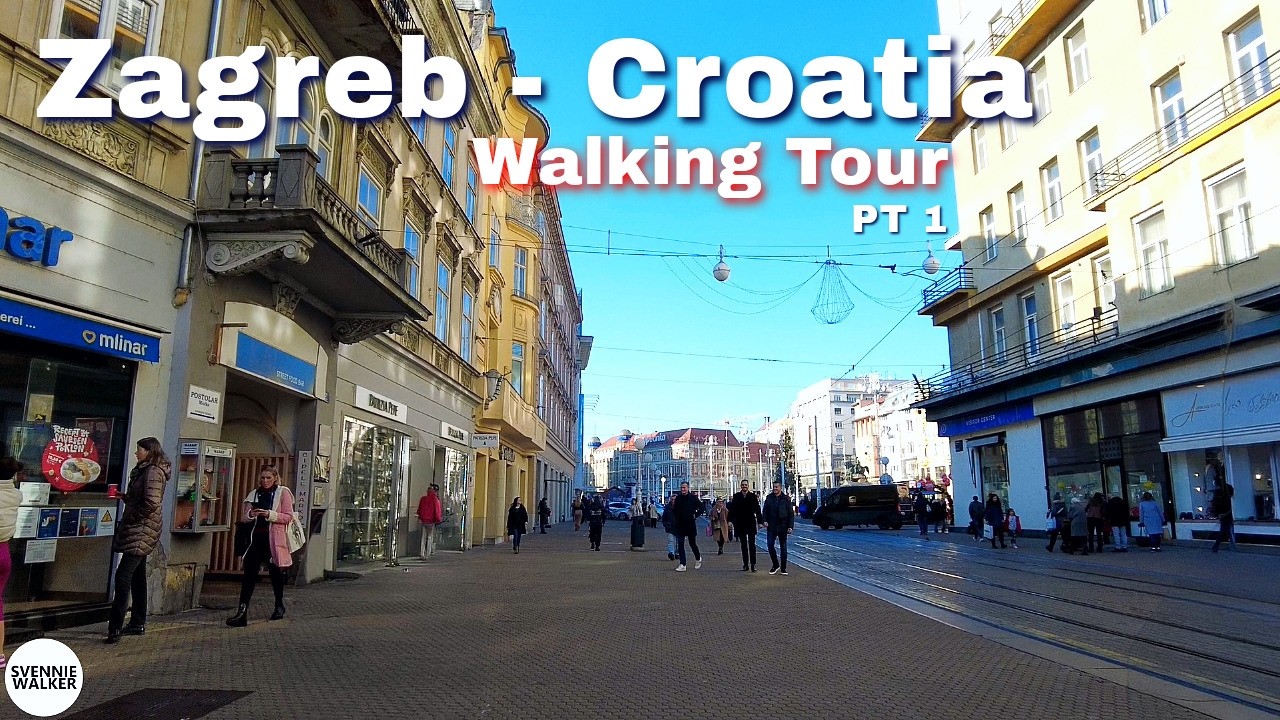 🇭🇷 Walking Tour in ZAGREB, Croatia pt1: Discovering the Charm of the Capital! #travel #croatia