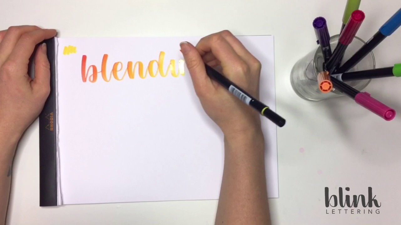 How to Blend Tombow Dual Brush Pens