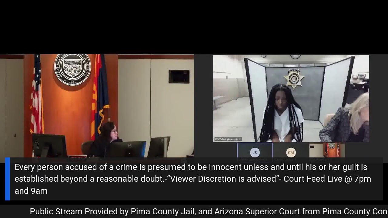 COURT LIVE 2.7.26 from Pima County Jail | Initial Appearance After Arrest