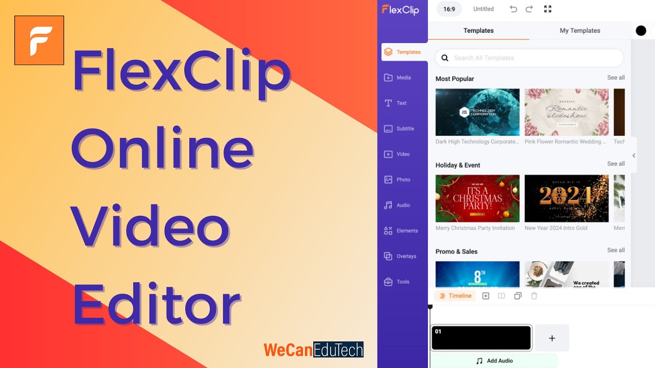 FlexClip Walkthrough and Review | Online Video Editor | Now with AI