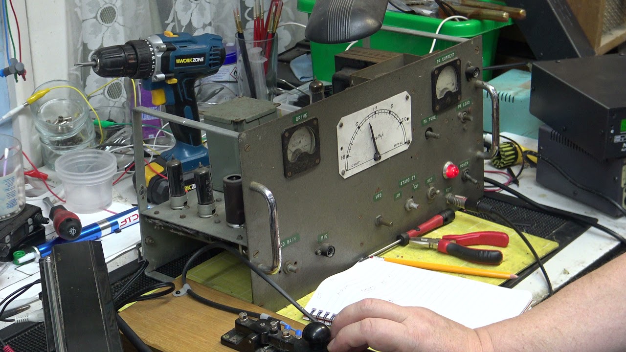 Amateur Radio 1.8Mhz CW attempt & fail no 2 on 1962 homebrew transmitter
