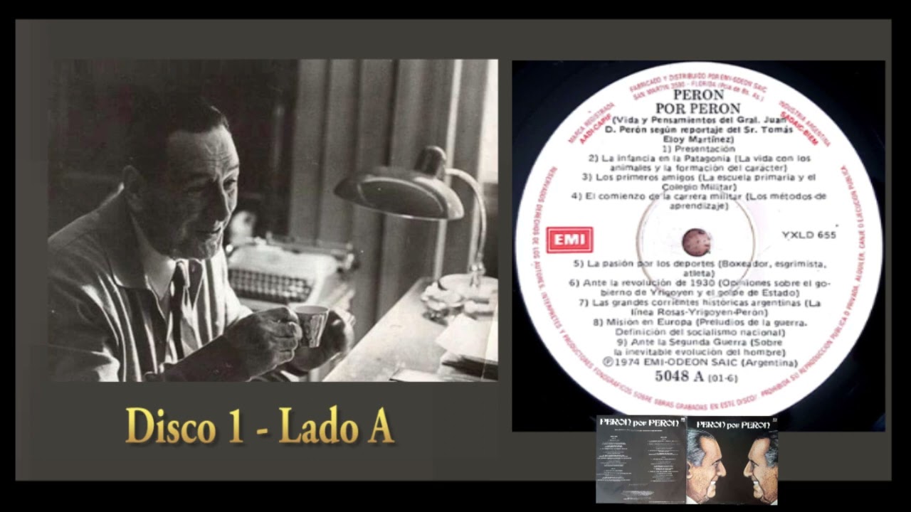 Inedito Reportaje completo al General Peron, de Eloy Martinez, 1970