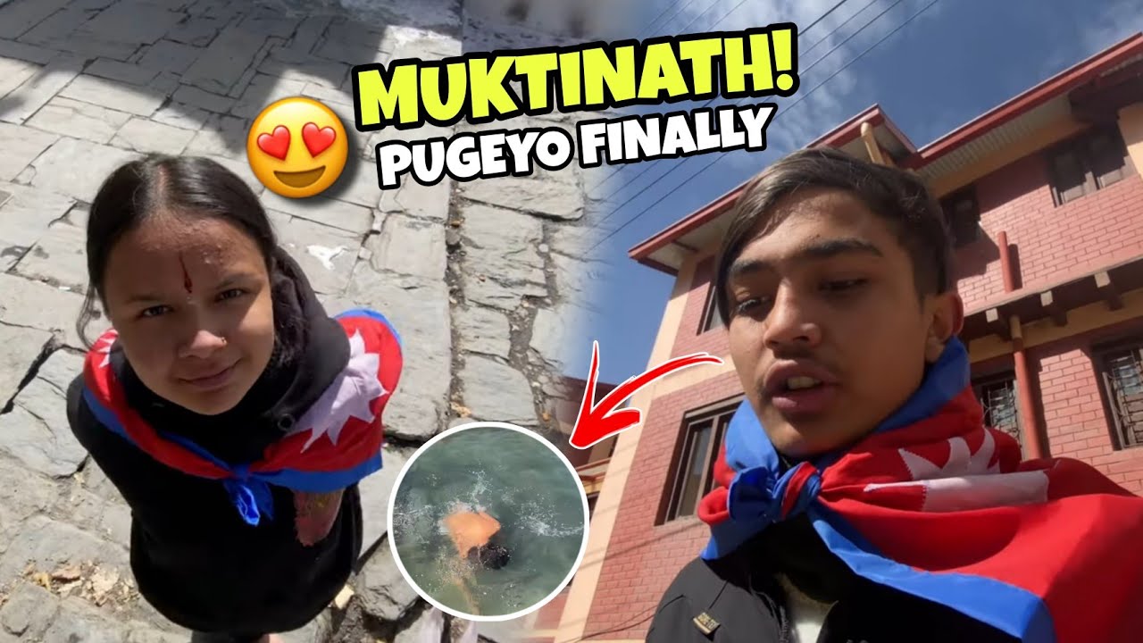 Finally Muktinath Mandir Pugiyo 😱 || 108 Dhara Ma Nuhayeo || Moti Le Pooja Gardiyo 😍 || Crazy Roshan
