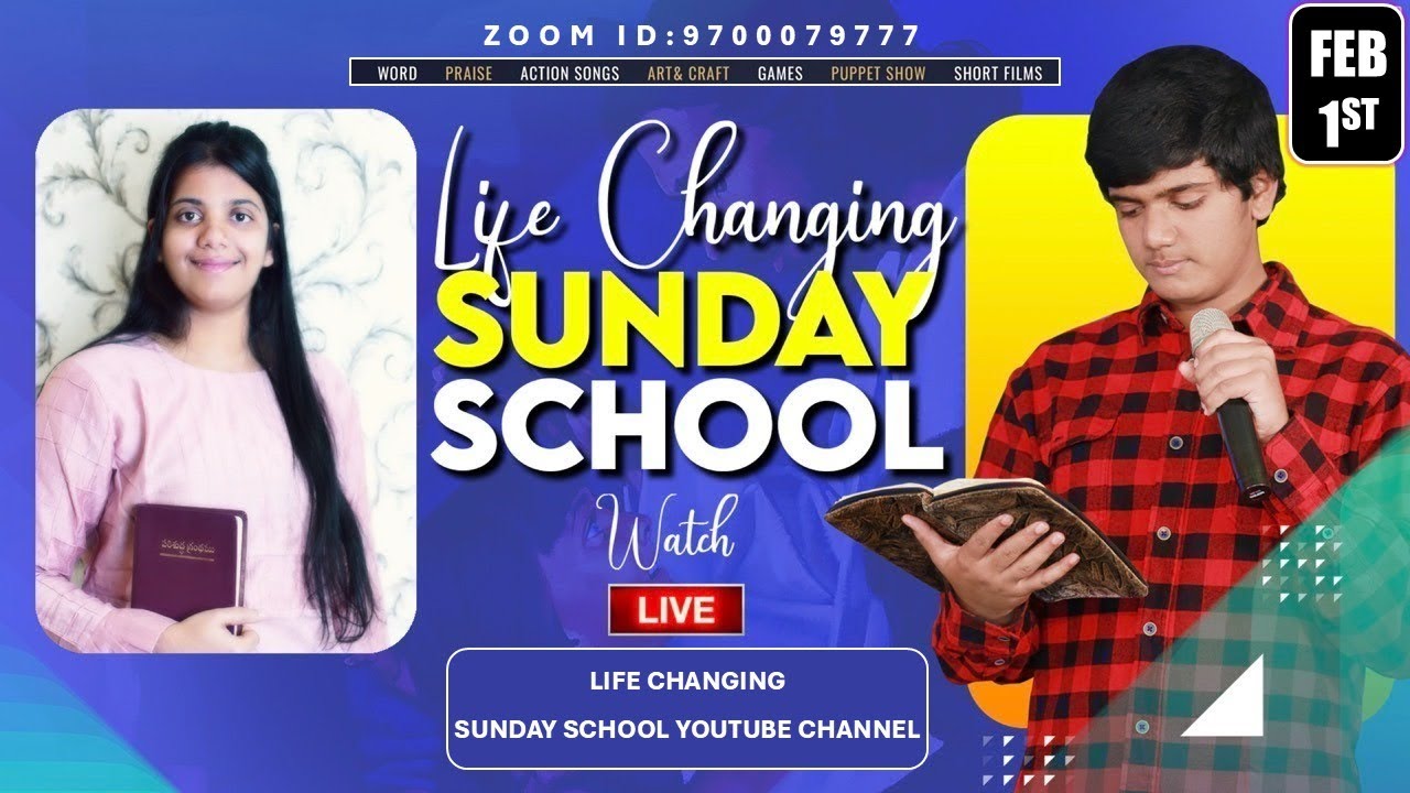 Feb 1st, 2026  Life Changing Sunday School #Online -#Live PJStephenPaul Ministries