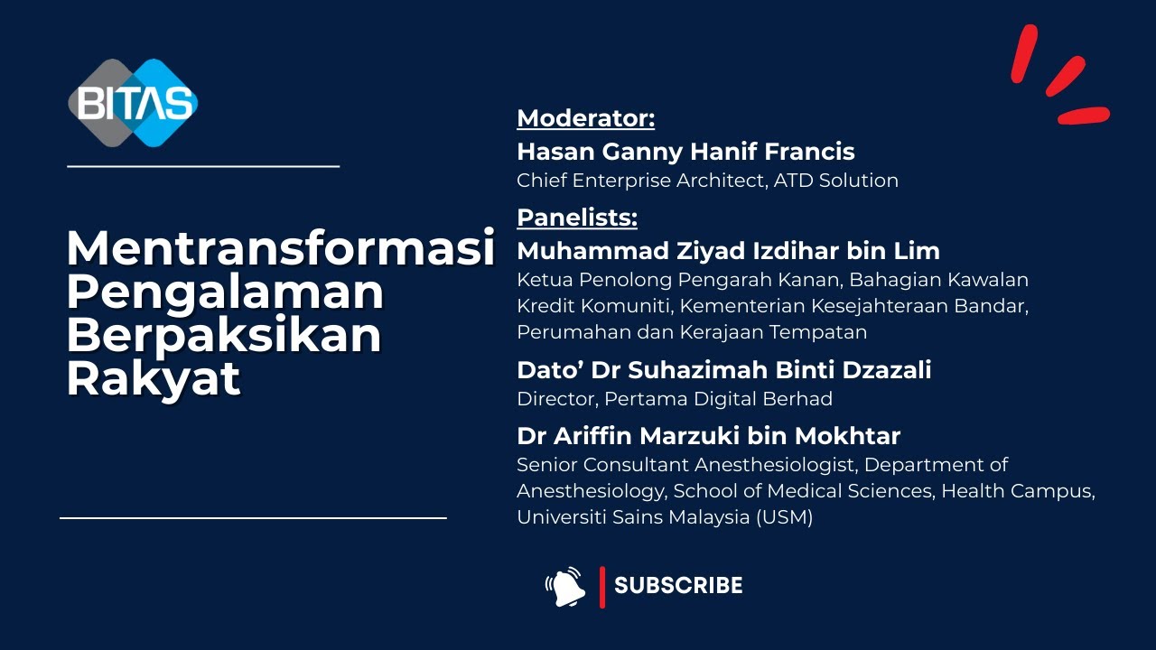 [BITAS 2021] Mentransformasi Pengalaman Berpaksikan Rakyat