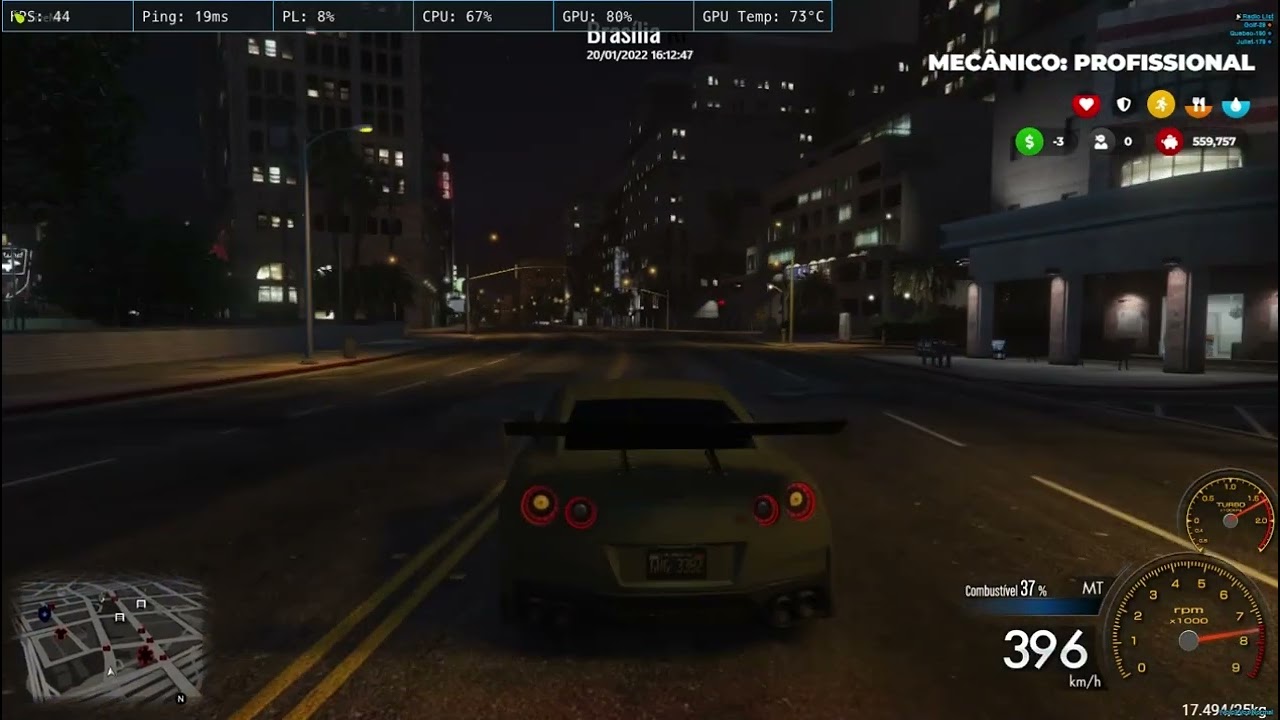 FiveM   BRASIL Brasília RP   HardLife   Carros Exclusivos   Gangues   Mafia   Policia   Entregas de