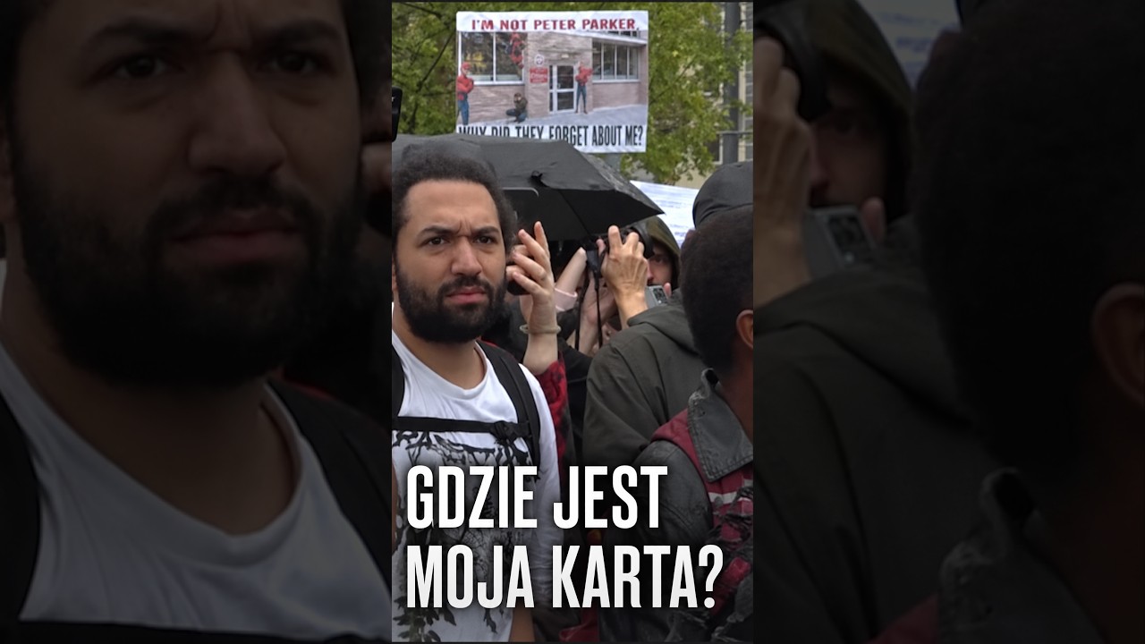 Mają dość czekania! Cudzoziemcy protestują w Warszawie