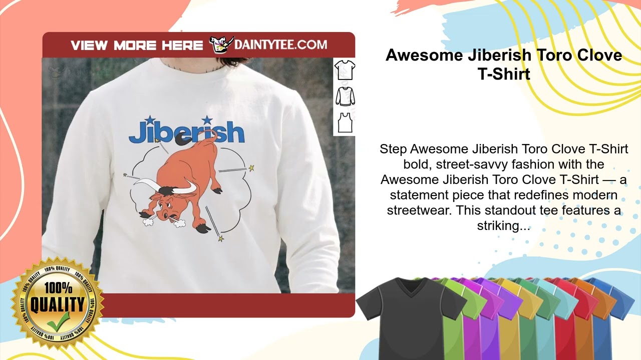 Awesome Jiberish Toro Clove T-Shirt