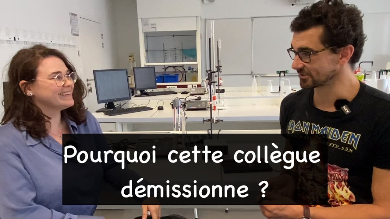 😔 Pourquoi cette collègue démissionne ?!
