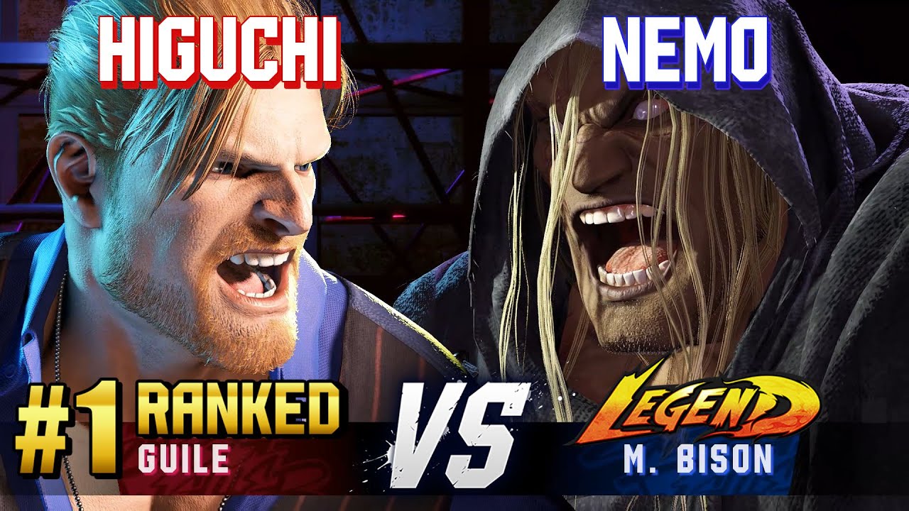 SF6 ▰ HIGUCHI (#1 Ranked Guile) vs NEMO (M.Bison) ▰ High Level Gameplay