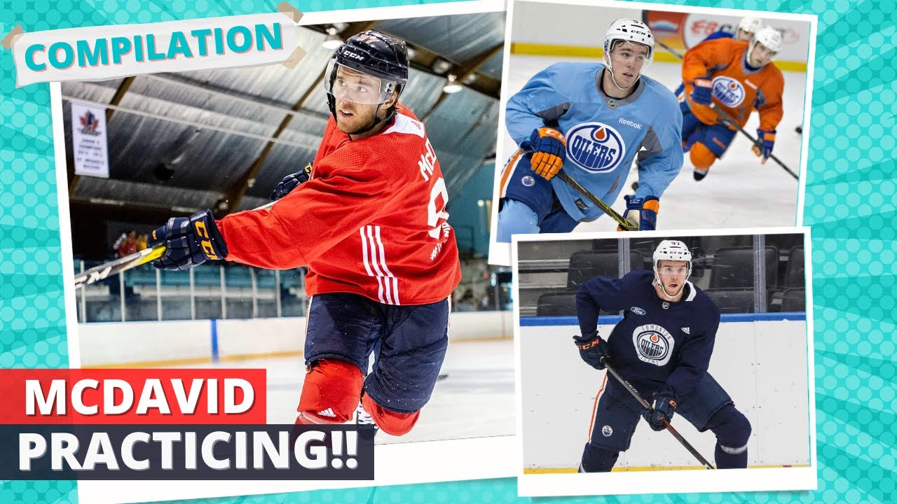 (RARE) McDavid PRACTICE compilation (Battles, Skating, Stick handling, Shooting & PEP)