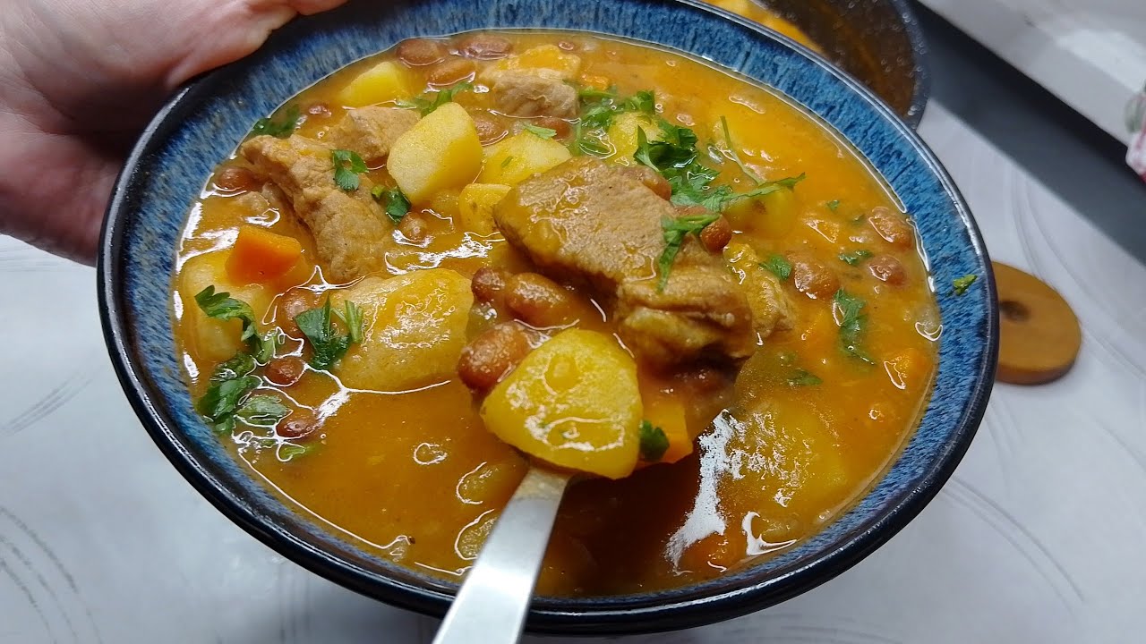 Чанахі рецепт з м'ясом і квасолею