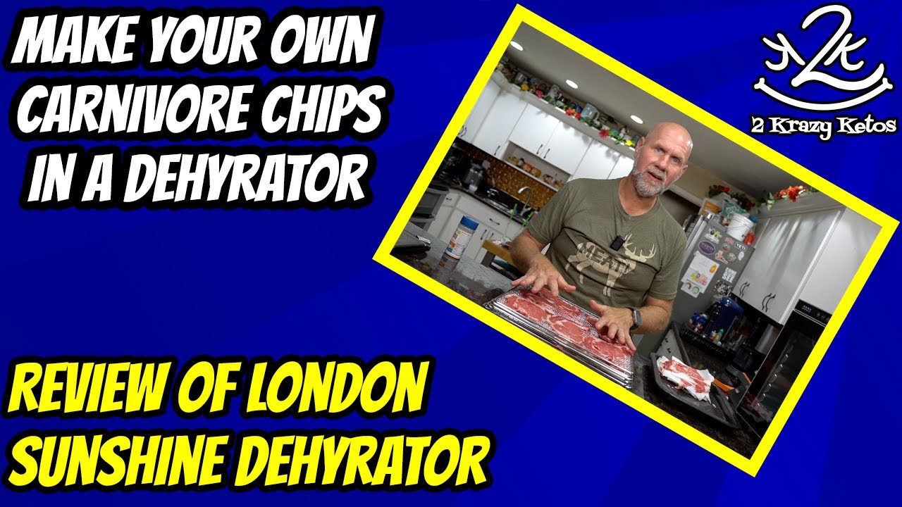 How to make Carnivore Chips in a Dehydrator | Review of London Sunshine 10 tray Dehydrator