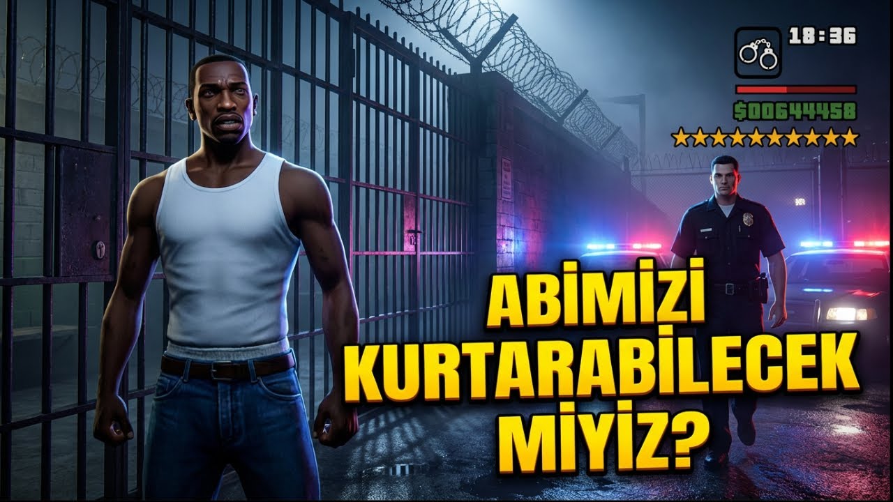 🔴 Abimizi Hapisten Çıkarabilecek Miyiz? | GTA San Andreas Bölüm 3