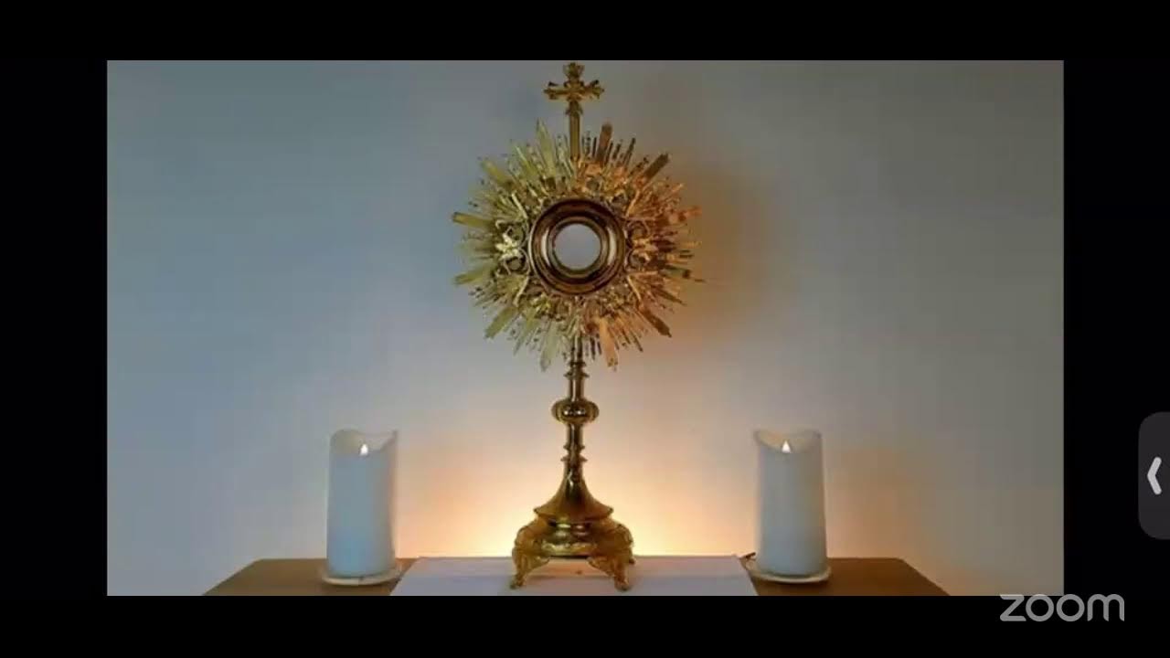 Adoration moment (divine mercy hr) chaplets and reflection