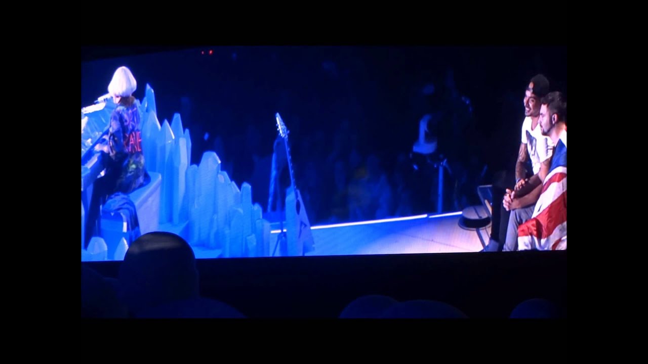 The marriage proposal of lady gaga's stage #CelebratePride