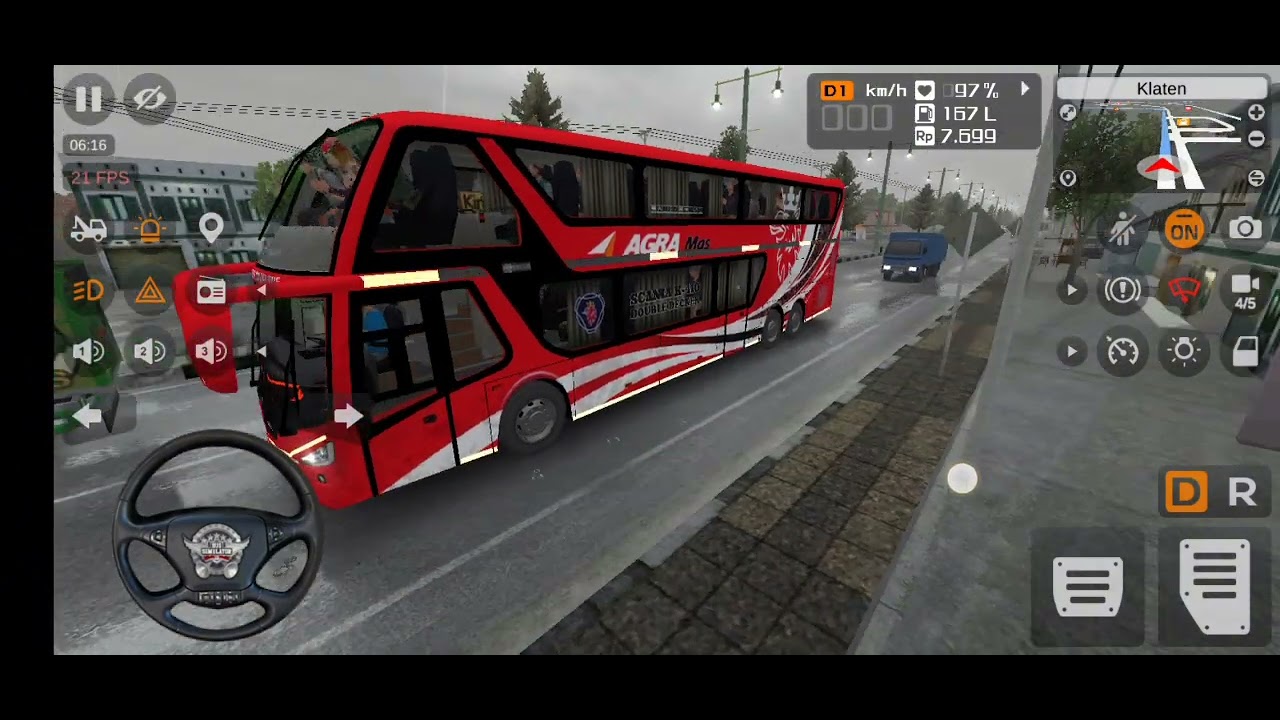 🚌 BUSSID Pariwisata Solo – Tebing Breksi | Arga Mas Double Decker Mewah