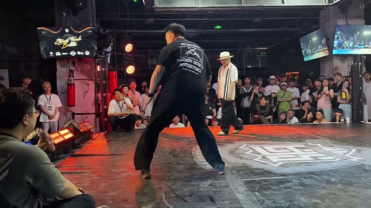 腾仔sharkbomb vs 孟令宇meng eb招新 选拔popping 1vs1/ STREET FUNK BATTLE 上海 SFB VOL.1  2024年