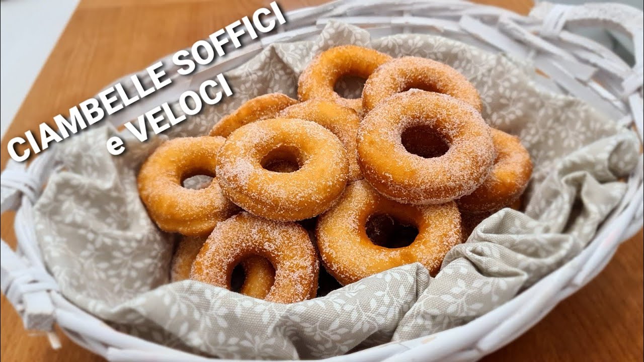 CIAMBELLINE FRITTE pronte in 10 minuti!!