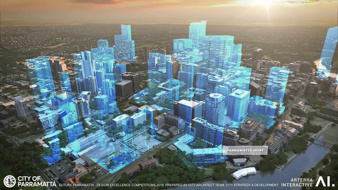 City of Parramatta 3D Flythrough