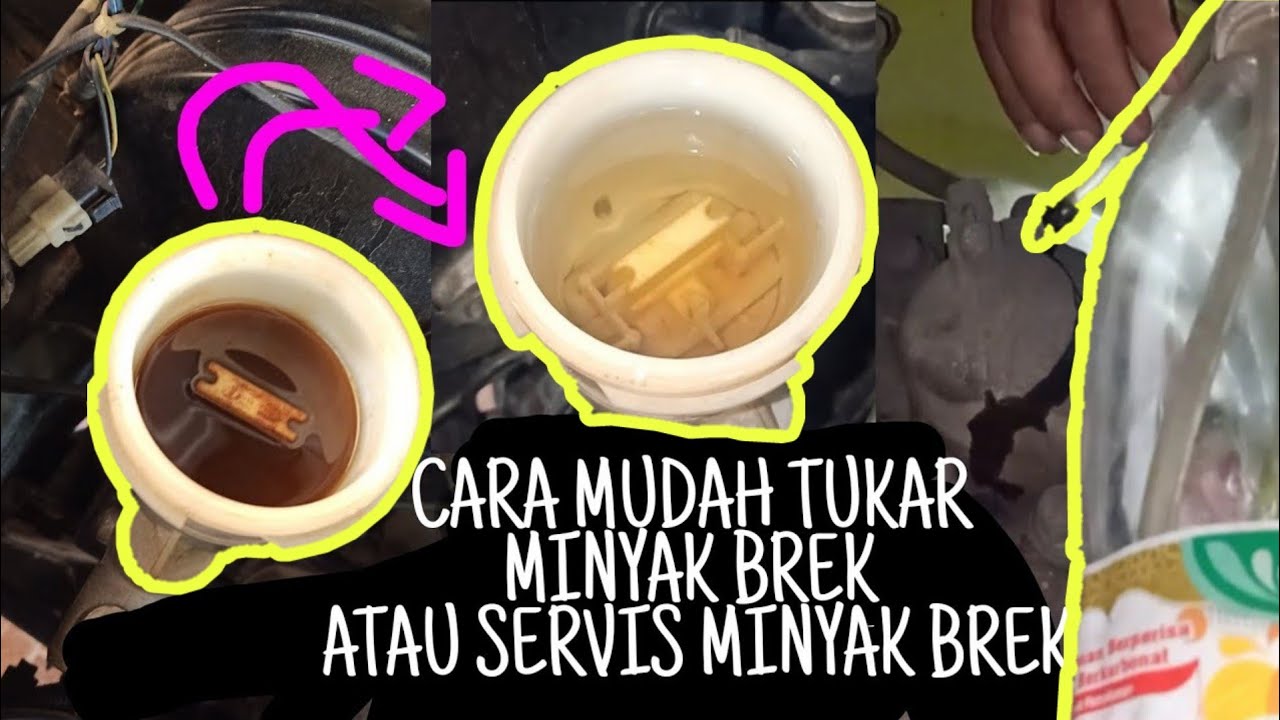 Cara mudah dan berkesan tukar / servis minyak brek kereta wira iswara saga