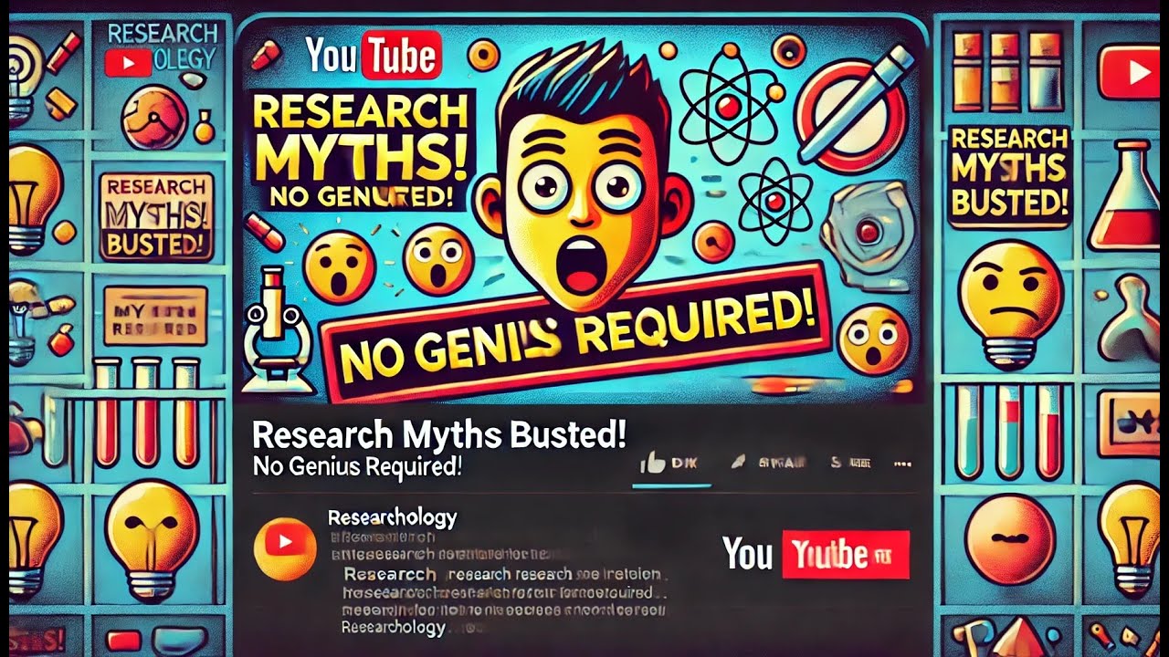 Research Myths Busted! 🤯 No Genius Required to Do Research!