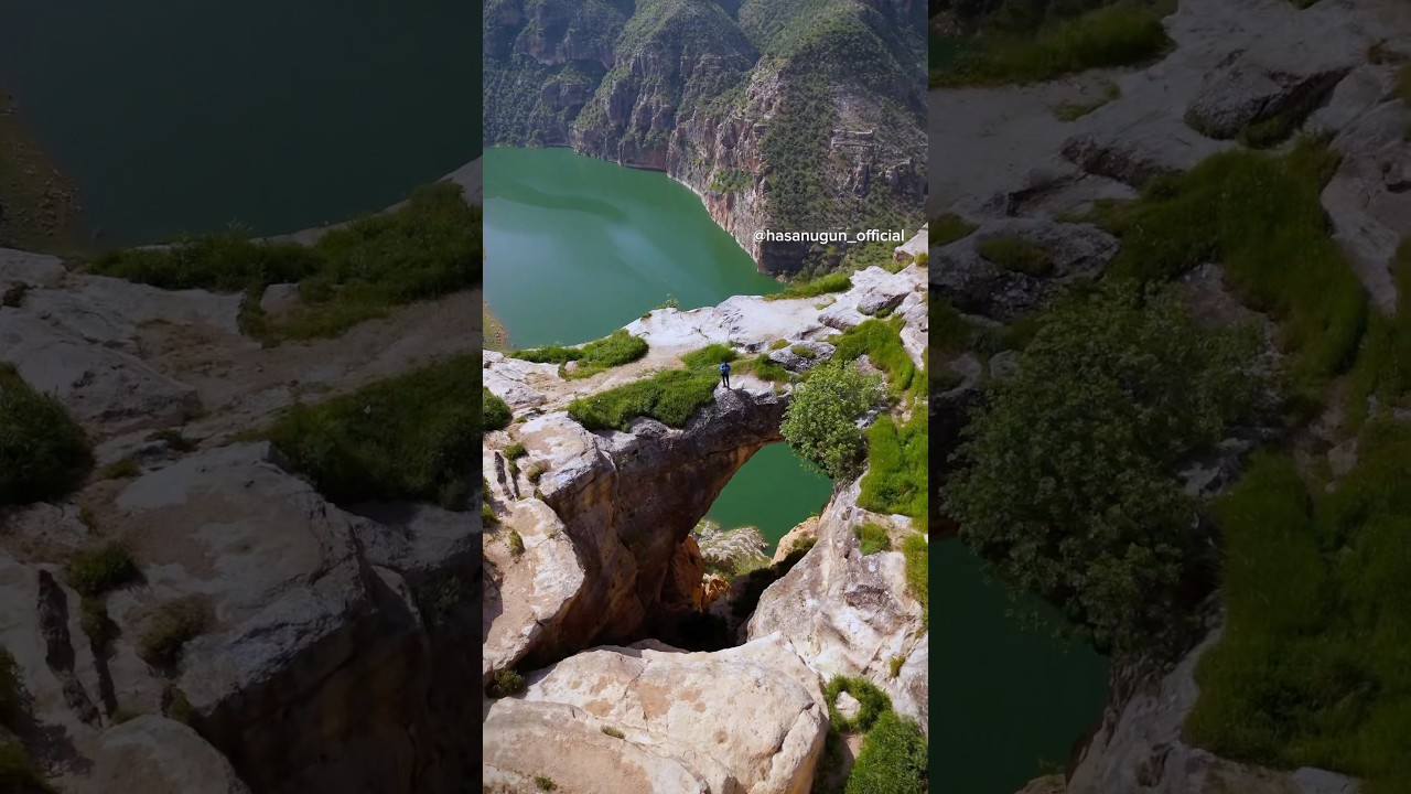 Burası Siirt😱Deliklitaş, u&ccedil;urumlu manzarasıyla hem nefesinizi kesecek hem de başınızı d&ouml;nd&uuml;recek🤩