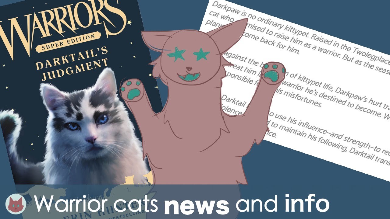 Darktail's Judgement Cover And Blurb | Warrior Cats Update