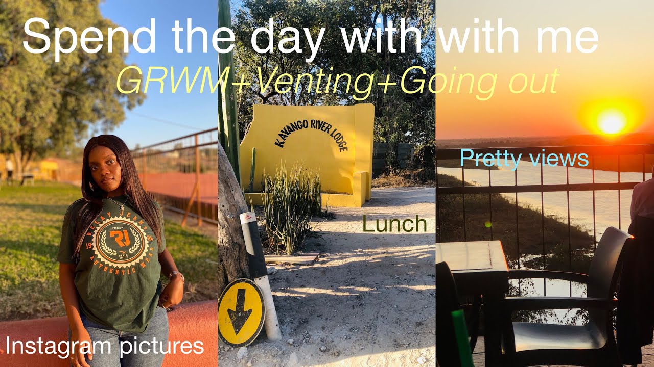 GRWM+ lunch\dinner at Kavango river lodge ||Namibian Youtuber||