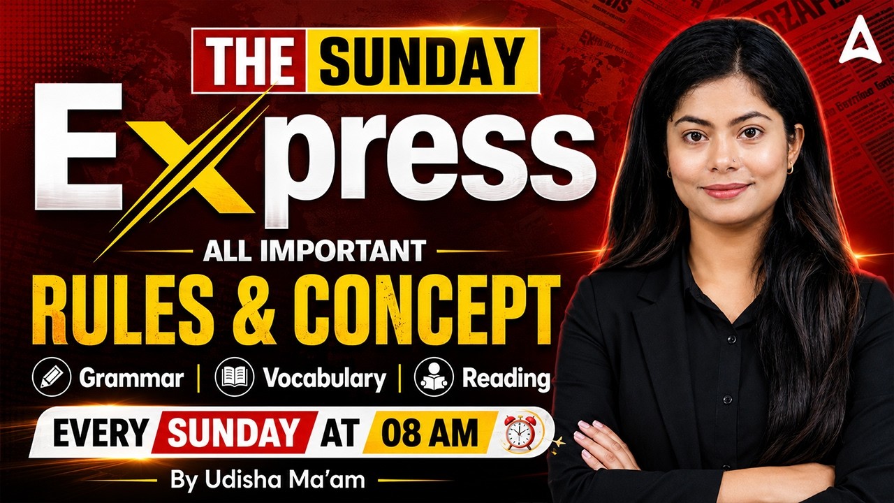 The Sunday Express Analysis | English Vocab, Reading Comprehension & Cloze Test | 2026
