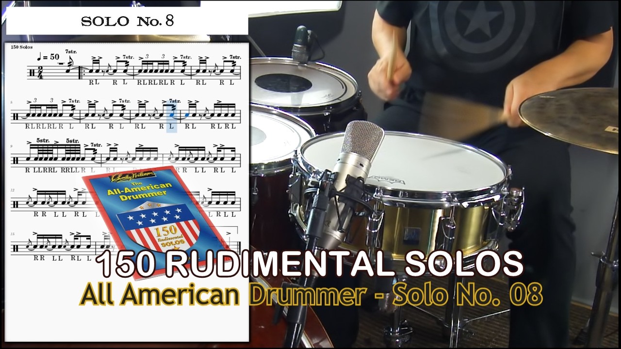 150 Rudimental solos - Solo No. 08