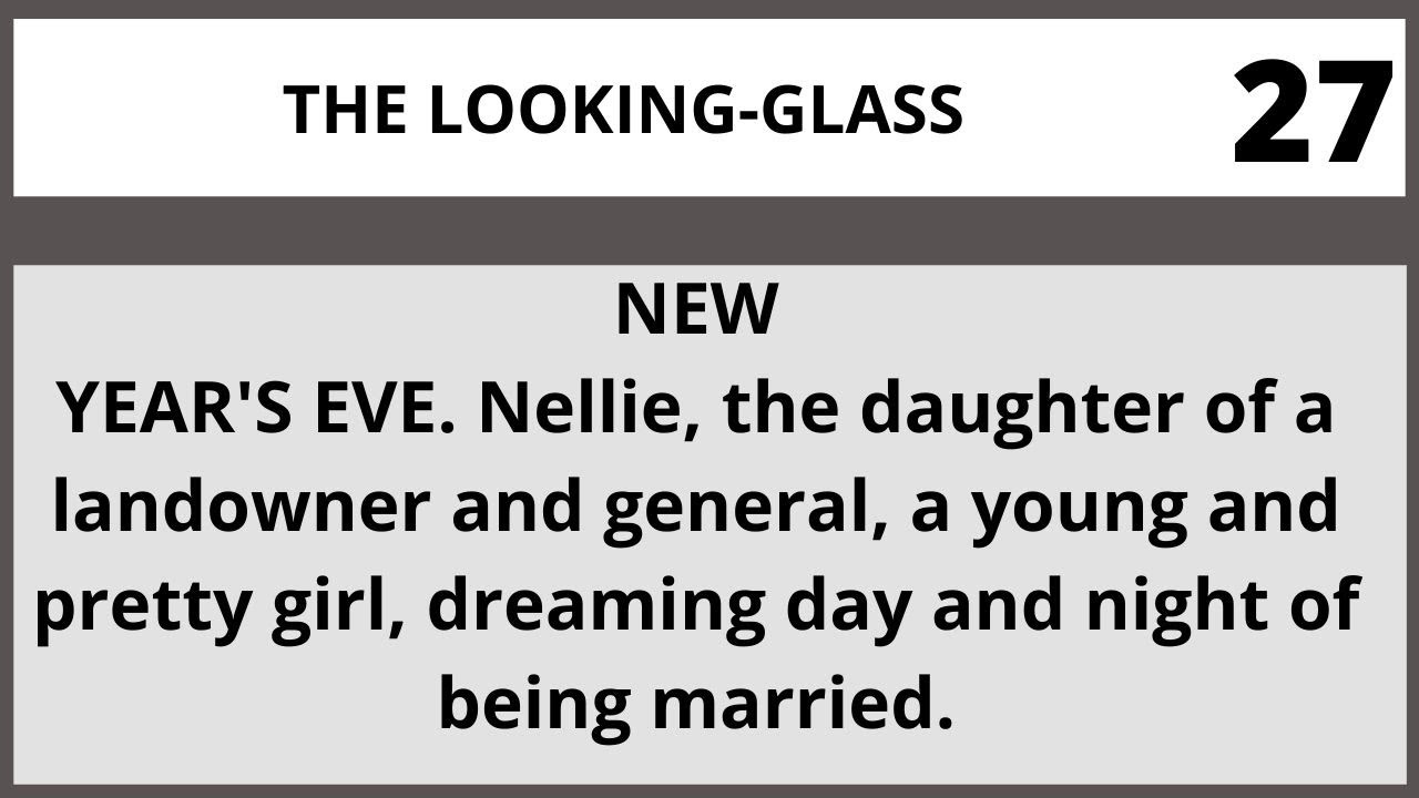 THE LOOKING-GLASS ENG503 LECTURE in Hindi Urdu 27