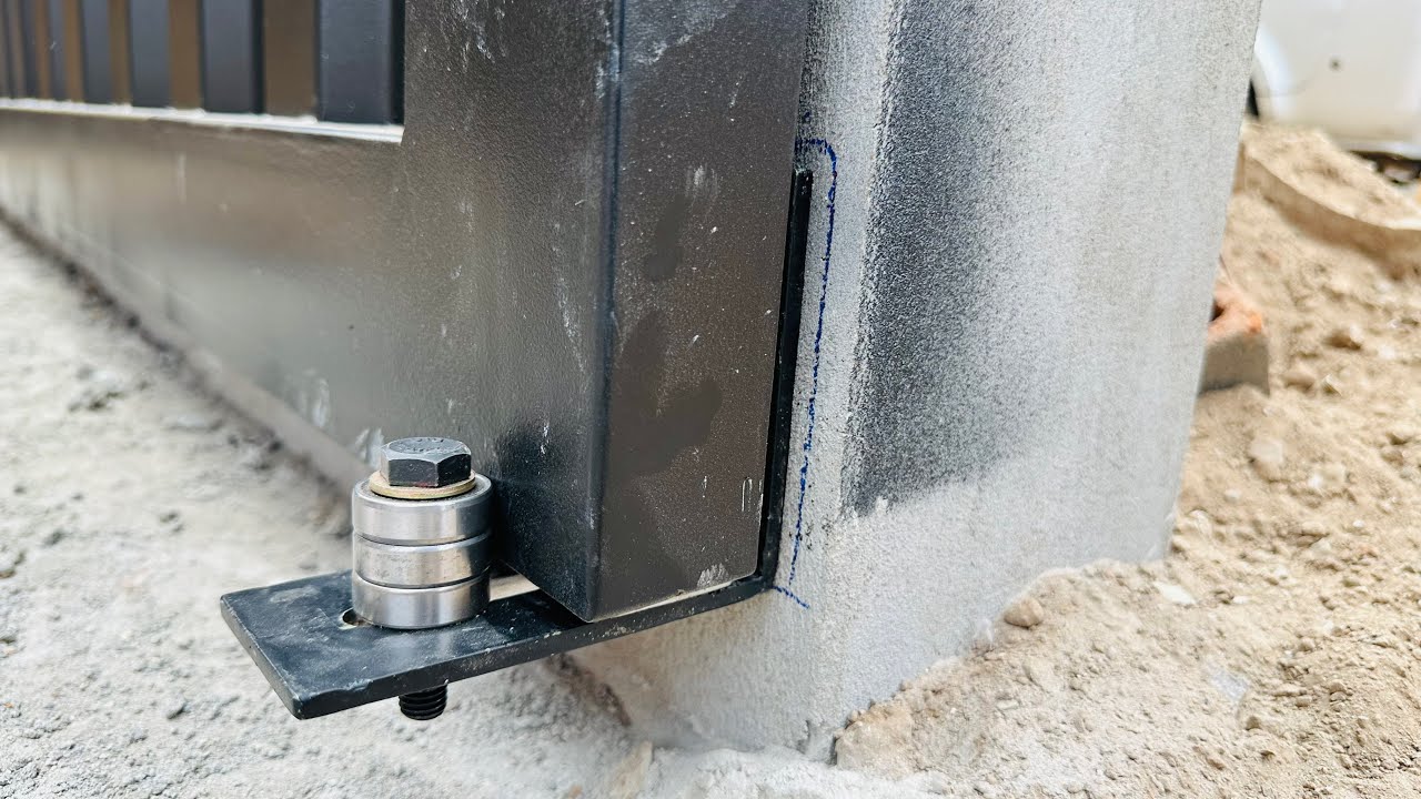 ✅Instalación guía de rodaje para portón corredizo🚪💪