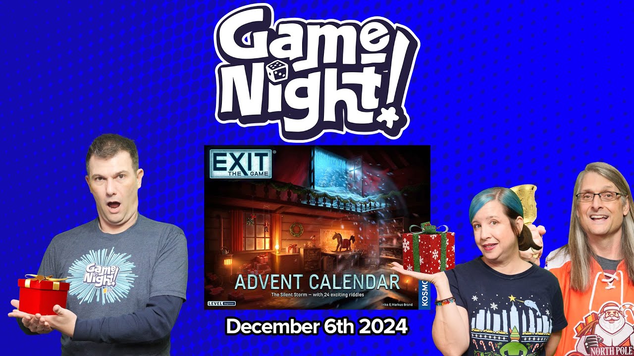 GameNight! 24 Days of Christmas Day 6 - Exit: The Game Advent Calendar The Silent Storm